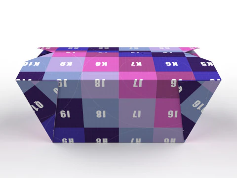 Crafted Takeaway Container for Food Packaging Design 3D Model