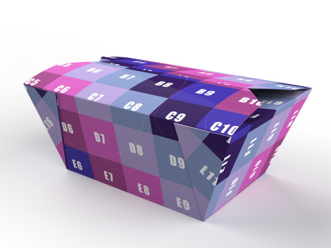 Crafted Takeaway Container for Food Packaging Design 3D 模型