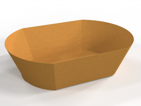 Crafted Takeaway Container for Food Packaging Design 3Dモデル