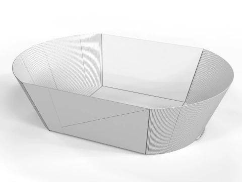 Crafted Takeaway Container for Food Packaging Design 3D Model
