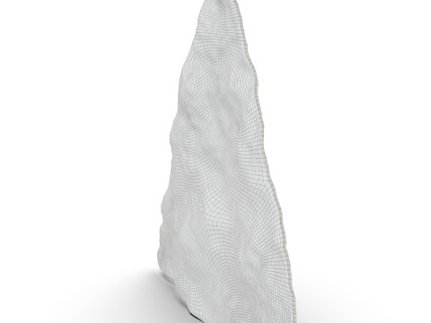 Realistic Nachos Tortilla Chip with Detailed Texture Model 3D