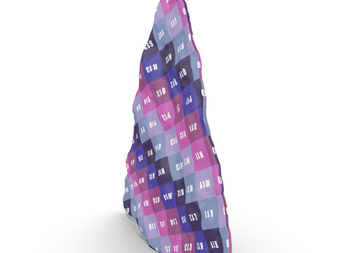 Realistic Nachos Tortilla Chip with Detailed Texture Model 3D