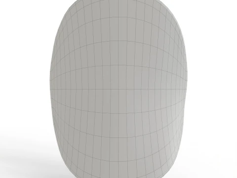 Realistic Ribbed potato chip with Detailed Texture 3D Model