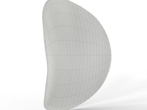 Realistic Ribbed potato chip with Detailed Texture Modelo 3D