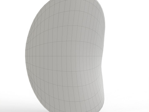 Realistic Ribbed potato chip with Detailed Texture Modelo 3D