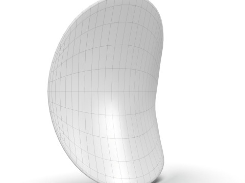 Realistic Potato Chip with Detailed Texture Modelo 3D