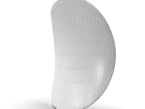 Realistic Potato Chip with Detailed Texture 3D Model