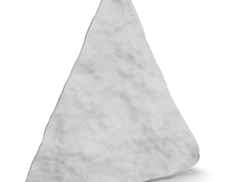 Realistic Red Nachos Tortilla Chip with Detailed Texture 3Dモデル