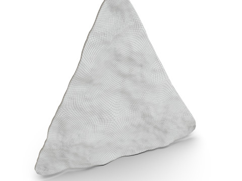 Realistic Red Nachos Tortilla Chip with Detailed Texture 3Dモデル