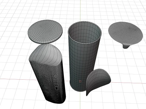 Realistic Pringles Original Packaging Detailed and Animated 3D Model