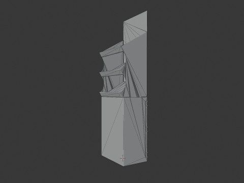 Point of Sale Cardboard Display Stand 3D 모델