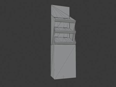 Point of Sale Cardboard Display Stand 3D 모델