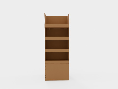Point of Sale Cardboard Display Stand Modèle 3D