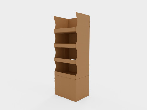 Point of Sale Cardboard Display Stand Modèle 3D