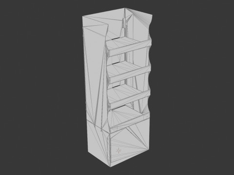 Point of Sale Cardboard Display Stand Modèle 3D