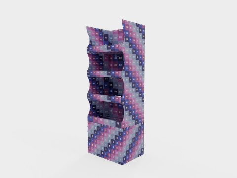 Point of Sale Cardboard Display Stand Modèle 3D