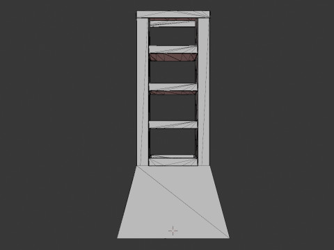 Point of Sale Cardboard Display Stand 3D Model