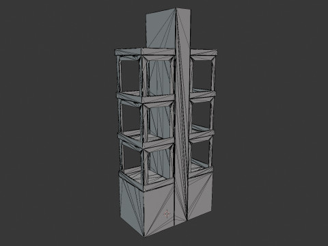Point of Sale Cardboard Display Stand Model 3D