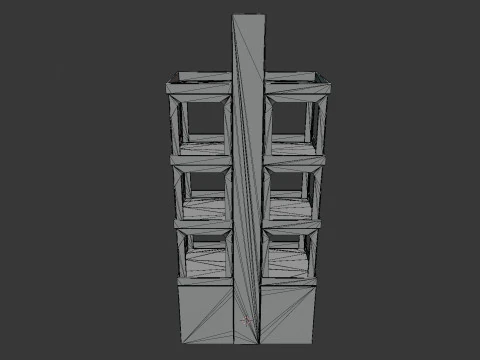 Point of Sale Cardboard Display Stand 3D Model