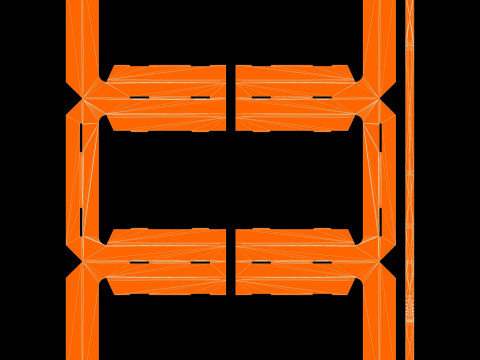 Point of Sale Cardboard Display Stand Model 3D