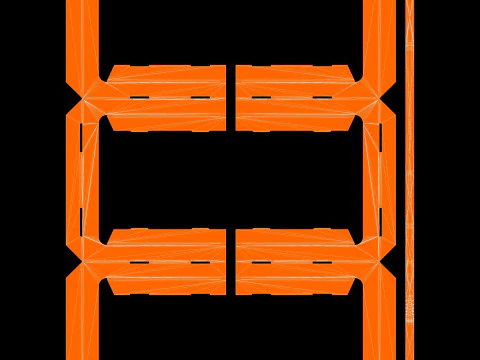 Point of Sale Cardboard Display Stand 3D Model
