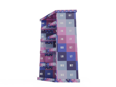 Point of Sale Cardboard Display Stand Modèle 3D