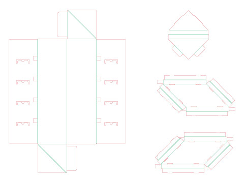 Point of Sale Cardboard Display Stand Modèle 3D