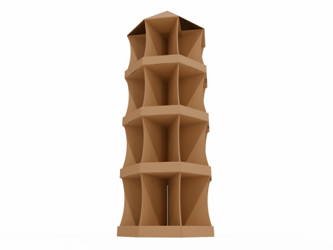 Point of Sale Cardboard Display Stand 3Dモデル