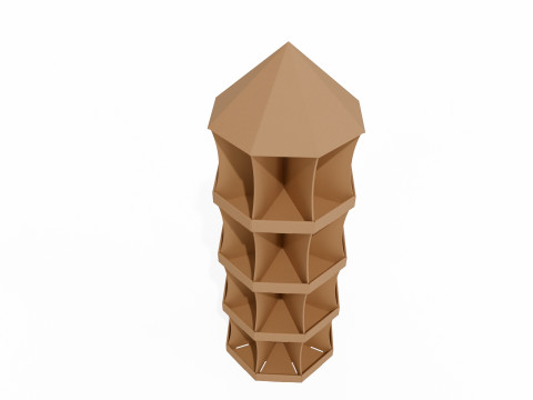 Point of Sale Cardboard Display Stand 3Dモデル