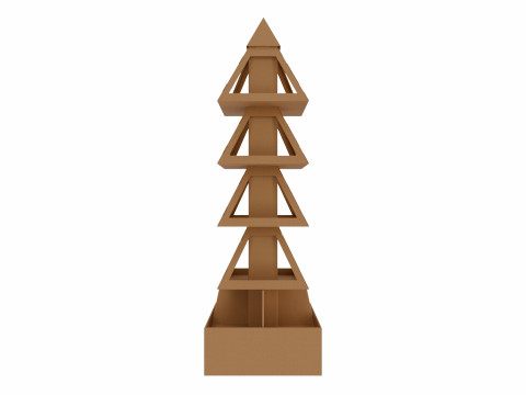 Point of Sale Cardboard Display Stand 3D 模型