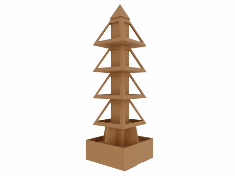 Point of Sale Cardboard Display Stand 3D 模型