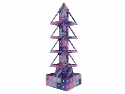 Point of Sale Cardboard Display Stand 3D 模型