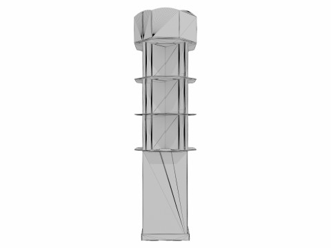 Point of Sale Cardboard Display Stand 3D Модель