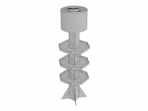 Point of Sale Cardboard Display Stand Model 3D