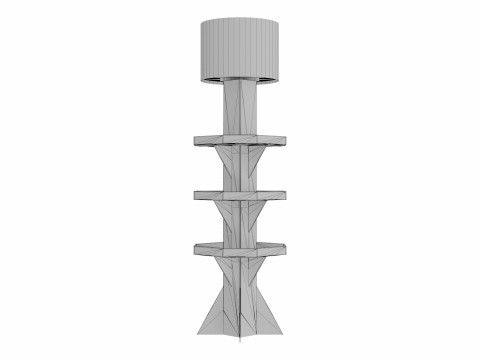 Point of Sale Cardboard Display Stand Model 3D