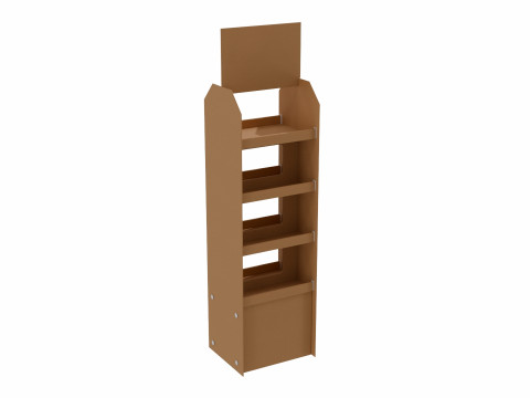 Point of Sale Cardboard Display Stand Modèle 3D