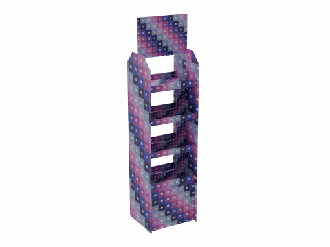 Point of Sale Cardboard Display Stand 3D 모델