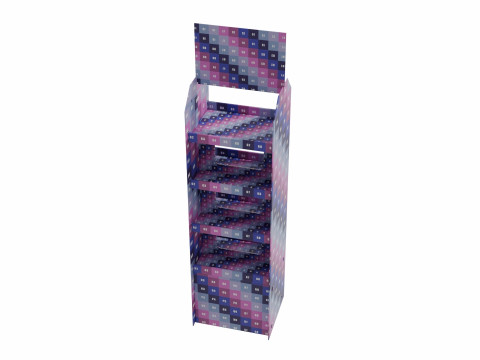 Point of Sale Cardboard Display Stand 3D 모델