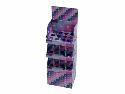 Point of Sale Cardboard Display Stand Modelo 3D