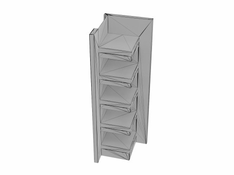 Point of Sale Cardboard Display Stand Model 3D