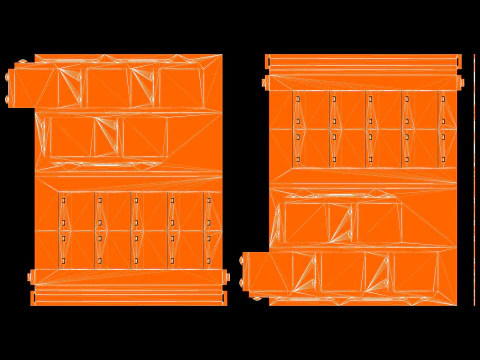 Point of Sale Cardboard Display Stand 3D Model