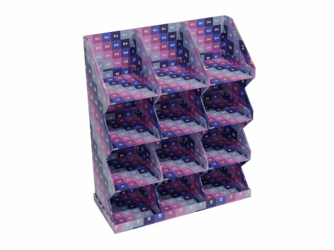 POS 段ボールディスプレイスタンド 3Dモデル