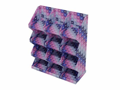 Point of Sale Cardboard Display Stand 3D मॉडल