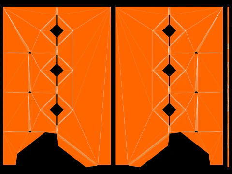 POS 段ボールディスプレイスタンド 3Dモデル