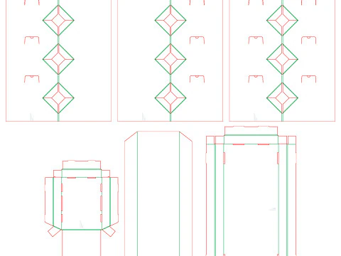 POS 段ボールディスプレイスタンド 3Dモデル