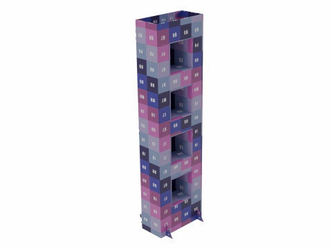 Point of Sale Cardboard Display Stand Modelo 3D