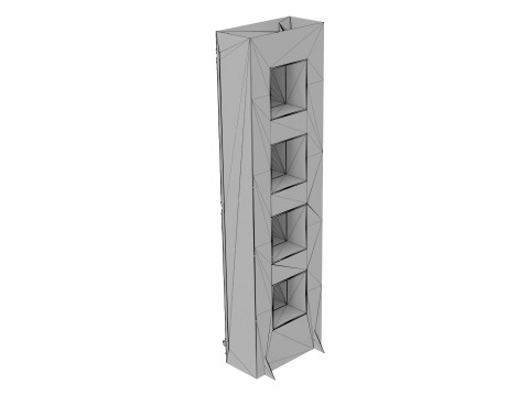 Point of Sale Cardboard Display Stand Modelo 3D