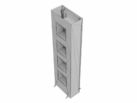 Point of Sale Cardboard Display Stand Modelo 3D