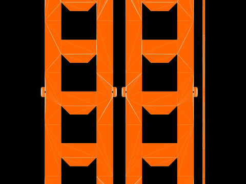 Point of Sale Cardboard Display Stand Modelo 3D