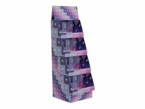 Point of Sale Cardboard Display Stand 3D Model